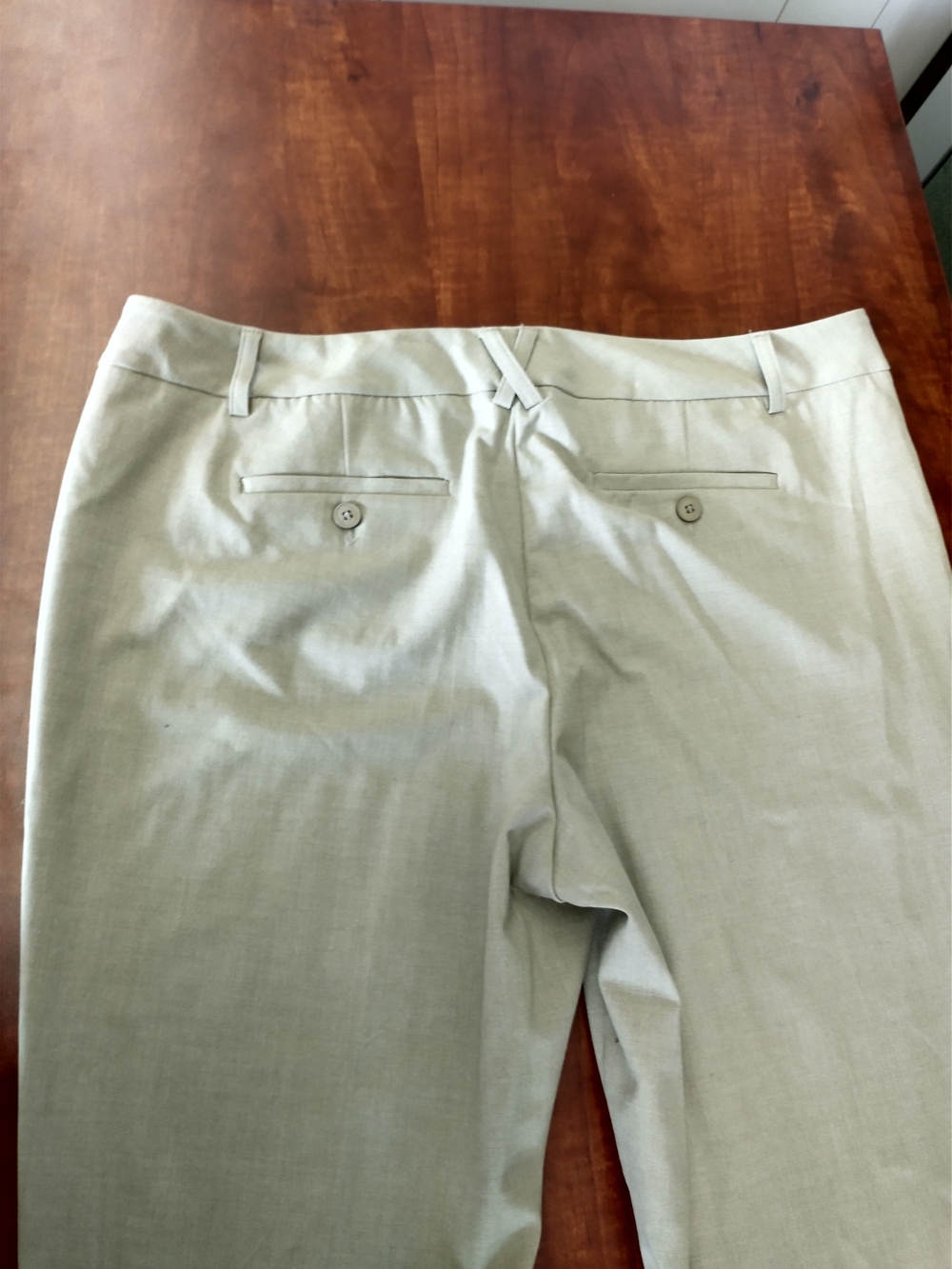 New York & Company Tan Wide-Leg Dress Pants - Picture 4 of 10
